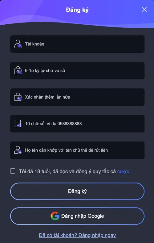 Giới Thiệu Đăng Ký VS388